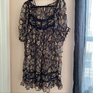 Free People Floral Top